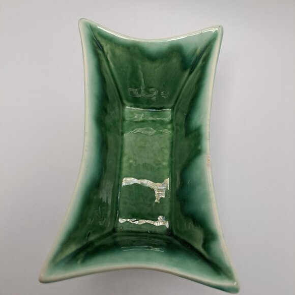 Marietta Modern Green Drip Glaze Planter Cactus Indoor Mid Century Modern Decor - Picture 6 of 14